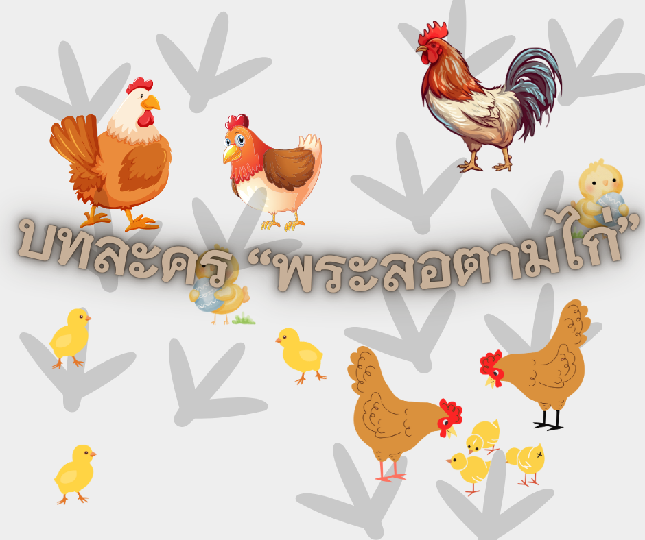 ไก่หลายตัว